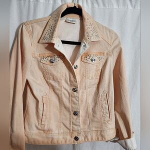 CHICO PLATIMUM DENIM EMBELLISHED Jacket